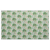 パターンウィリアム・モリスの生命の樹、緑及び数々の ファブリック (ヤード)