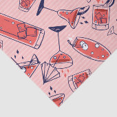 パターンカクテルとパーティー用ドリンク 薄葉紙 (詳細)