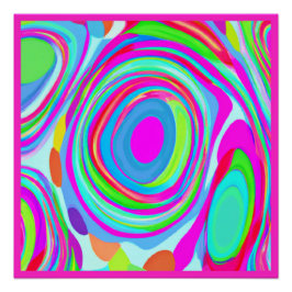 パターンカラフルアートの混合 ポスター