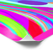 パターンカラフルアートの混合 ポスター (コーナー)