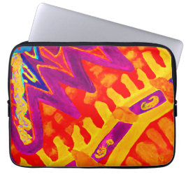 パターンカラフルデザインの採用 ラップトップスリーブ