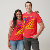 パターンカラフルデザインの採用 Tシャツ (ユニセックス)