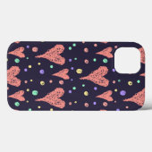 パターンカラフルハートガーリーモダンかわいい Case-Mate iPhoneケース (裏面 (横))