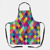 パターンカラフルファッション-モダン春ヒップスター エプロン (正面)