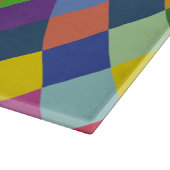 パターンカラフルファッション-モダン春ヒップスター カッティングボード (角)