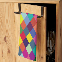 パターンカラフルファッション-モダン春ヒップスター キッチンタオル