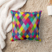 パターンカラフルファッション-モダン春ヒップスター クッション (ブランケット)