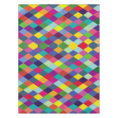 パターンカラフルファッション-モダン春ヒップスター テーブルクロス (正面)