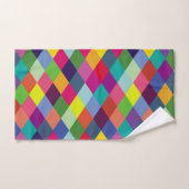 パターンカラフルファッション-モダン春ヒップスター ハンドタオル (ハンドタオル)