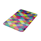 パターンカラフルファッション-モダン春ヒップスター バスマット (アングル)