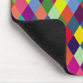 パターンカラフルファッション-モダン春ヒップスター マウスパッド (コーナー)