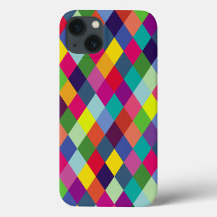 パターンカラフルファッション-モダン春ヒップスター iPhone 13ケース