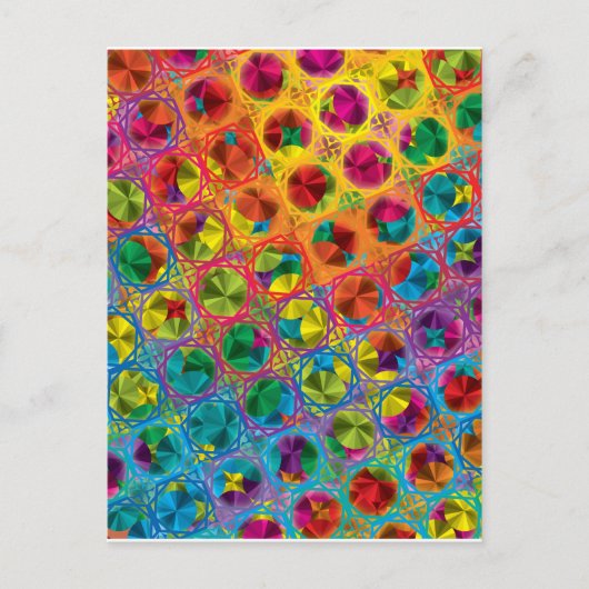 パターンカラフル作成「シンバッドの宝」 ポストカード (正面)