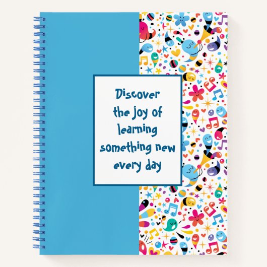 パターンカラードールノートブック ノートブック (正面)