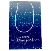 パターンクリスマススター抱き枕 ミディアムペーパーバッグ (正面)