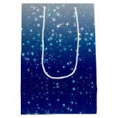 パターンクリスマススター抱き枕 ミディアムペーパーバッグ (裏面)