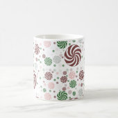 パターンクリスマスプレッツェル コーヒーマグカップ (中央)