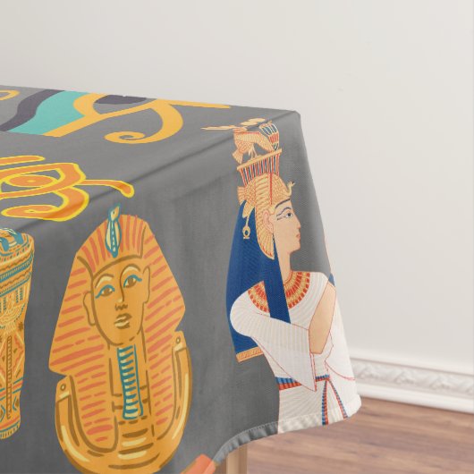 パターンシンボル古代エジプトの象形文字 テーブルクロス (インサイチュ)