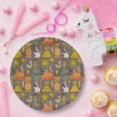 パターンシンボル古代エジプトの象形文字 ペーパープレート (パーティー)