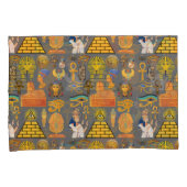 パターンシンボル古代エジプトの象形文字 枕カバー (正面右)