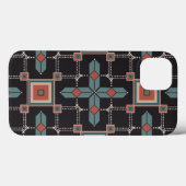 パターンジオメトリヴィンテージトレンディー Case-Mate iPhoneケース (裏面 (横))