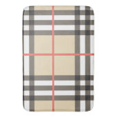 パターンスタイリッシュスコットランドジオメトリックファッション バスマット (正面縦)