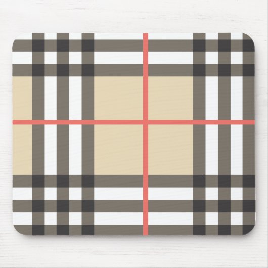 パターンスタイリッシュスコットランドジオメトリックファッション マウスパッド (正面)