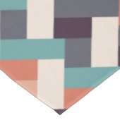 パターンスタイリッシュファッション – ジオメトリックモダンヴィンテージ テーブルクロス (アングル)