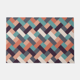 パターンスタイリッシュファッション – ジオメトリックモダンヴィンテージ ドアマット