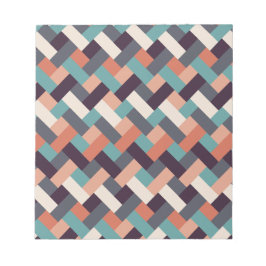 パターンスタイリッシュファッション – ジオメトリックモダンヴィンテージ ノートパッド