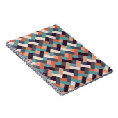 パターンスタイリッシュファッション – ジオメトリックモダンヴィンテージ ノートブック (右側)