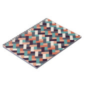 パターンスタイリッシュファッション – ジオメトリックモダンヴィンテージ ノートブック (左側)