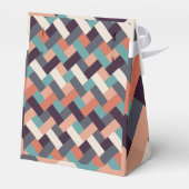 パターンスタイリッシュファッション – ジオメトリックモダンヴィンテージ フェイバーボックス (裏面サイド)