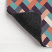 パターンスタイリッシュファッション – ジオメトリックモダンヴィンテージ マウスパッド (コーナー)