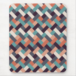 パターンスタイリッシュファッション – ジオメトリックモダンヴィンテージ マウスパッド