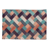 パターンスタイリッシュファッション – ジオメトリックモダンヴィンテージ 枕カバー (裏面-左)