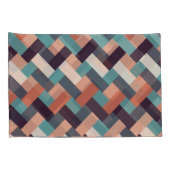 パターンスタイリッシュファッション – ジオメトリックモダンヴィンテージ 枕カバー (裏面-右)