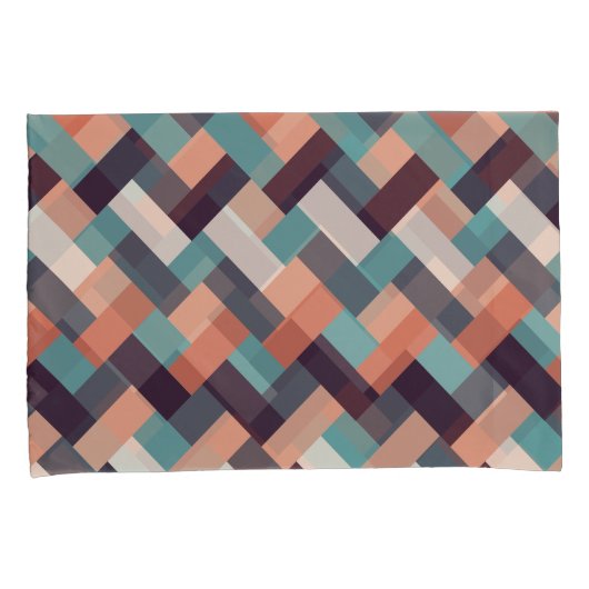 パターンスタイリッシュファッション – ジオメトリックモダンヴィンテージ 枕カバー (正面右)