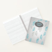 パターンスタイル葉ノートブック ノートブック (内部)