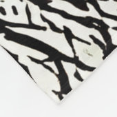 パターンストライプの毛布 フリースブランケット (角)