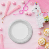 パターンストライプの紙背景 ペーパープレート (パーティー)