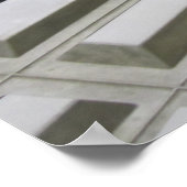 パターンタイルの天井 ポスター (角)