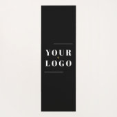 パターンタイルパーソナライズされたロゴ(黒) ヨガマット (裏面)