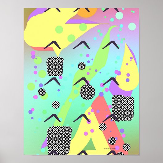 パターンデザイン ポスター (正面)