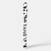 パターンデザイン（白黒） Case-Mate iPhoneケース (裏面 / 右)