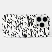 パターンデザイン（白黒） Case-Mate iPhoneケース (裏面 (横))