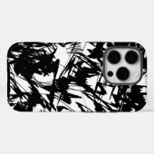 パターンデザイン(白黒) Case-Mate iPhoneケース (裏面 (横))