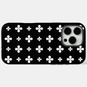 パターンデザイン（白黒） Case-Mate iPhoneケース (裏面 (横))