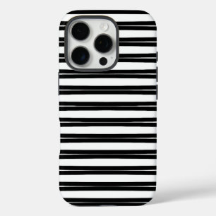 パターンデザイン(白黒) iPhone 16 PROケース