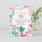 パターンドライブパレードワンダーランドベビーシャワー 招待状 (スタンド正面)